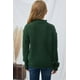 thumbnail image 1 of ABPHQTO Jersey infantil de mujer verde con cuello alto y dobladillo acanalado, 1 of 5
