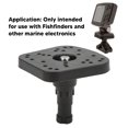 Adjustable Rotation Universal Fishfinder Mount for Marine Electronics