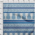 thumbnail image 3 of oneOone Silk Tabby Medium Blue Fabric Asian Block Fabric For Sewing Printed Craft Fabric By The Yard 42 Inch Wide, 3 of 4