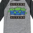 thumbnail image 3 of Toy Story 4 - Type Block Aliens - Toddler & Youth Raglan Graphic T-Shirt, 3 of 4