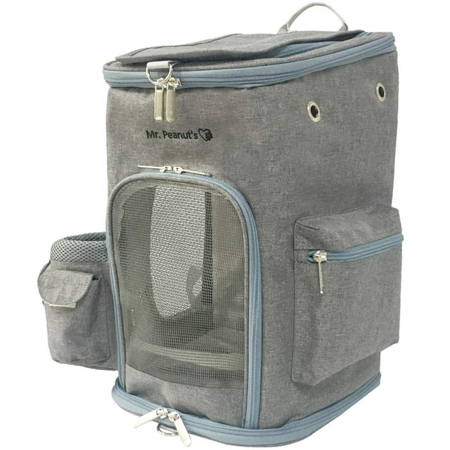 Mochila portabebés Mr. Peanut's para perros y gatos Deja Blue