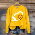 thumbnail image 2 of Womens Sweaters For Women Football Mom Crewneck Sweatshirt - Polyester Little Terry Fabric Cute Print Perfect For Family Day & Casual Occasions L Fall Sweaters For Women, 2 of 5
