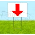 thumbnail image 1 of Arrow Down (18" x 24") Yard Sign, Includes Metal Step Stake, 1 of 6