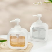 sixwipe 2 Pack Kitchen Hand and Dish Soap Dispenser Set, Soap Dispenser Bottle with Pump, Dispenser Bottle for Washing Up Liquid, Hand Wash, Wish, Shampoo, Lotion Dispenser Bottle for Kitchen & Bathroom(300ML)