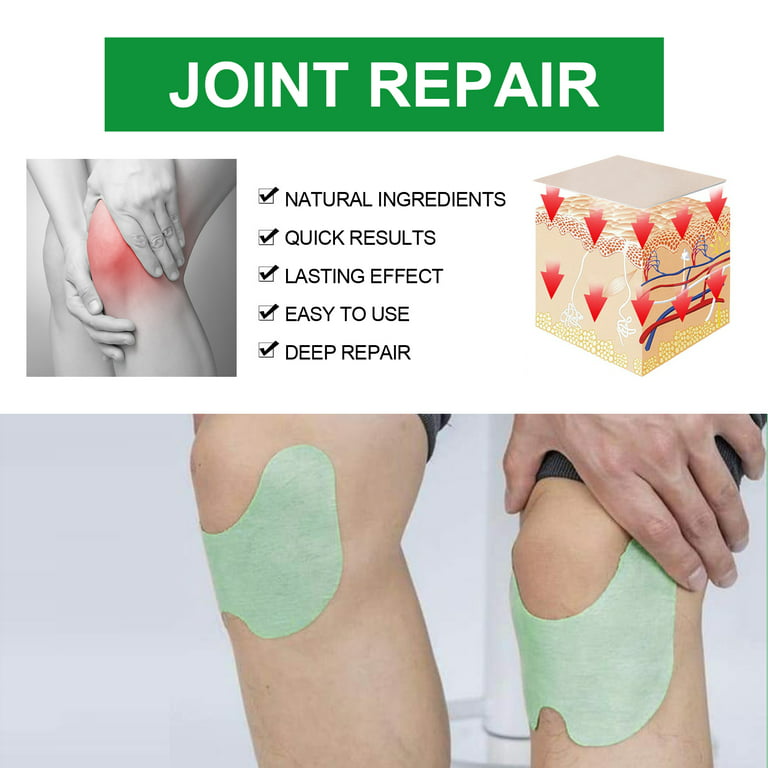 24PCS Flexiknee Natural Knee Pain Patch, Knee Joint Pain Relief