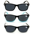 3 Pair Sunglasses Readers For Men Women Outdoor Tinted Reading