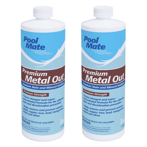 Pool Mate Premium Metal Out - 2 Quarts