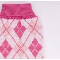 thumbnail image 4 of Dog Sweater Knit Turtleneck, Plaid Knitwear Sweaters, Warm Clothes for Small to Large Dogs, 4 of 6