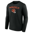 thumbnail image 2 of Men's Ja'Marr Chase Black Cincinnati Bengals Team Wordmark Player Name & Number Long Sleeve T-Shirt, 2 of 3