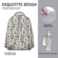 thumbnail image 5 of Fall Hedgehog Pattern Backpack for School,Cute School Bag,Schoolbag with Adjustable Shoulder Straps & Padded Back,15.3"x11"x7.1".﻿, 5 of 6
