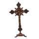 thumbnail image 1 of Crucifijo de pie Crucifijo con soporte Jesús Cruz Estatua Religiosa Católica 10" rojo antiguo, 1 of 9