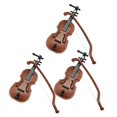 thumbnail image 1 of 3 Pcs Violin Accessories Decorative Model Toy House Accessories Mini Adornment, 1 of 2