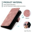 thumbnail image 5 of Leather Wallet Phone Case For iPhone 16 Pro Max 16Plus 16Pro 15ProMax 15Pro 15Plus 14 Pro Max 13 12 11 XS Max XR 7 8 SE Quality Leather Phone Case With Card Holder Zipper, 5 of 9
