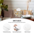 thumbnail image 3 of Rocae Fall Thanksgiving Day for High-grade Leather Tissue Box,Office Tissue Box,Tissue Box Cover Square 5.2×5.2×5.2, 3 of 7