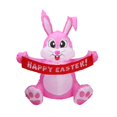 thumbnail image 2 of Garden Decor Easter Products Decorative Props LED Luminous Pink 1.5m Polyester + Plastic Inflatable, 2 of 5