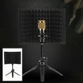 thumbnail image 4 of Recording , High Density Sound orbing Foam Studio Acoustic Treatment Equipment Mics Vocal , With stand, 4 of 10