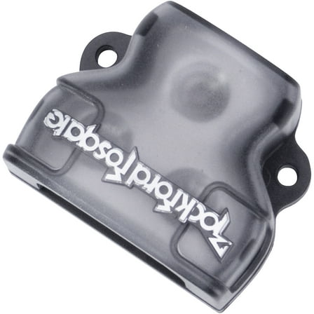 Rockford Fosgate RFD4 4 AWG Distribution Block with 1 Input and 3 Outputs - Platinum Finish