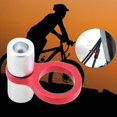 thumbnail image 3 of Clip de tubo de aceite de bicicleta plegable duradero, línea de guía de freno, Cable de abrazadera de guía de Cable de bicicleta Rojo plateado Zulema Tubo de aceite de bicicleta clip fijo, 3 of 8