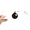 thumbnail image 1 of Schedule Waiting Buffer Bomb Rectangle Bumper Sticker Notebook Window Decal, 1 of 1
