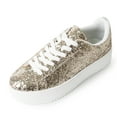 thumbnail image 3 of J. Adams Hero Platform Sneakers for Women - Casual Lace-Up Fashion Tennis Shoes with 5.5 Shoes Size, 3 of 6