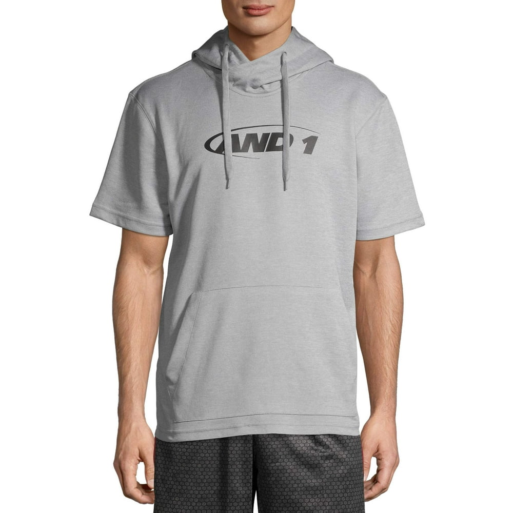 AND1 - AND1 Men's Short Sleeve Hoodie with Graphic, up to 2XL - Walmart ...