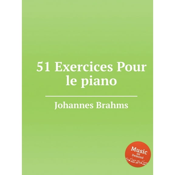 Musical Scores: 51 Exerciсes pour le piano (Paperback)