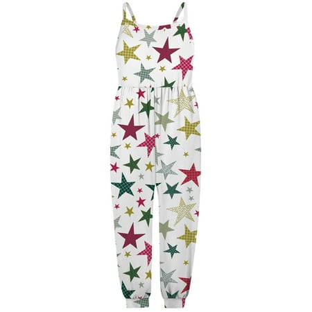 

Romper Toddler Kids Baby Girls Sleeveless Summer Strap Print Romper Jumpsuit Playsuit Clothes 1-6Y Baby Clothes
