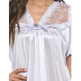 thumbnail image 5 of Casual Nights Women's Fancy Lace Neckline Silky Tricot Nightgown, 5 of 5