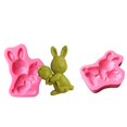 thumbnail image 5 of US Shi Huevo de Pascua, conejo, zanahoria, Mousse, molde para hornear pasteles, Fondant, postre, molde de silicona, 5 of 5