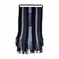 thumbnail image 2 of Giovanni Cassini - Mens Italian Inspired Warm Knitted Striped Winter Scarf One Size, 2 of 2