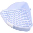 thumbnail image 2 of Rabbit Litter Box Bunny Triangle Potty Trainer Corner Plastic Litter Box, 2 of 4