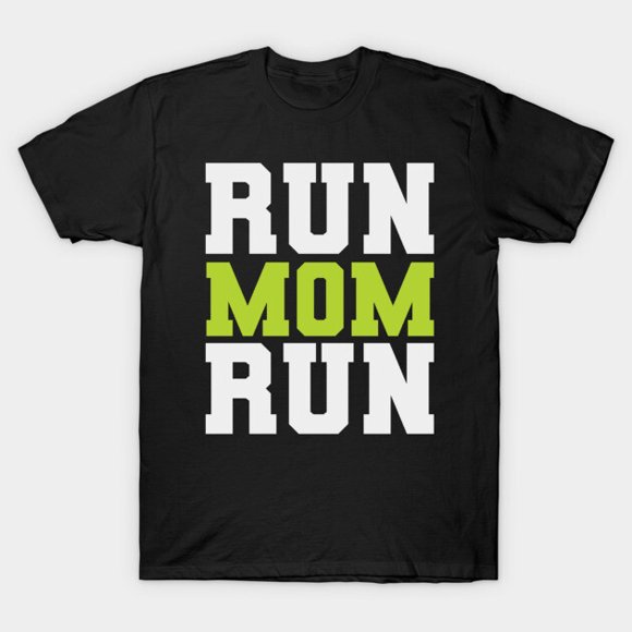 T-Shirt Unisexe Run Mom Run Drôle Marathon Spectateur Soutien Course Mère, jusqu'à Taille 5TG