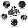thumbnail image 2 of Fish Sports Bag: Soccer, Weekender, Swim - Size 17.7 Inches with Interior Zipper Pocket, Large Capacity, 2 of 6