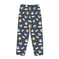 thumbnail image 5 of Naloa Cartoon Animals Print Women’s Ultra-Soft Comfy Pajama Lounge Pants with Pockets & Drawstring, 5 of 8