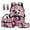 Cherry Floral Panda, variant on Jeiento 4Pcs Kids Backpack Set With Lunch Box Pencil Case and Bookmarks Space Cat Polyester 17 Inch Large Capacity Backpack for Boys Girls Elementary Students Travel Hiking