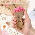 thumbnail image 3 of 24 Pcs Mini Magnet Dried Flower Bouquets Baby Shower Favors for Guests Rustic Babys Breath Bridal Shower Wedding Baptism Favors with Thank You Cards Return Gifts Wedding Souvenir(Pink), 3 of 6