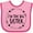 Pink and Fuchsia, variant on Inktastic I'm the Sister Girls Baby Bib
