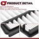 thumbnail image 5 of Filtro de aire del motor Unique Bargains Elemento de limpiador de aire No.165464A00J para NISSAN NV100 1 Pc Larga vida para automóvil, 5 of 7