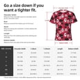 thumbnail image 2 of Yiaed Cute Dog Print Mens Short Sleeve Tight Fit T-Shirt, Crewneck Casual Tee-XX-Large, 2 of 5