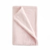 Parent's Choice 30" x 40" Reverse Backdye Faux Fur to Micromink Baby Blanket, Pink