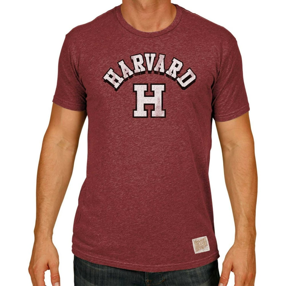 Original Retro Brand - Harvard Crimson Adult NCAA Heathered Vintage T ...