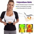 thumbnail image 3 of BIG SALES Sauna Shirt for Women Sauna Short Sleeve Sauna Sweat Vest Weight Loss Sauna Suit,Slimming Body Shaper Training Vest, 3 of 9