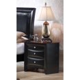 thumbnail image 1 of Briana 2-drawer Nightstand with Tray Black, 1 of 3