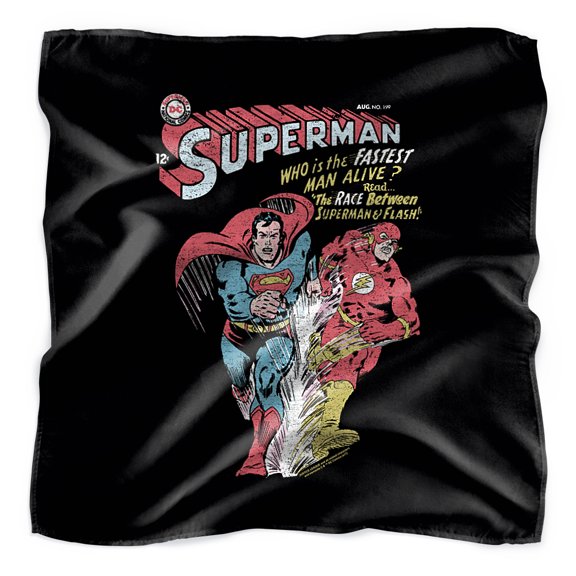Justice League The Flash & Superman Fastest Bandana (21 in x 21 in)