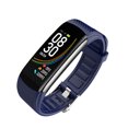 thumbnail image 2 of Heartrate Blood Pressure Reloj Smar Temperatura corporal Oxígeno en sangre Pulsera impermeable Inevent EL5403-01B, 2 of 6