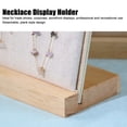 thumbnail image 4 of FitBest Wooden Jewelry Display Stand 16 Slots Detachable L Shape Strong Structure Necklace Rack, 4 of 7