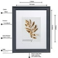 thumbnail image 7 of FungYuan 11 x 14 Wood Picture Frame , Display Photo 11x14 Matted to 8x10 Wall Frame, Black, 7 of 7