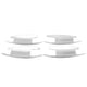 thumbnail image 1 of 4 piezas de moldura de cubierta de manija de puerta de automóvil para Mercedes Benz Clase C W205 Clase GLC X253 Clase E W213, 1 of 14