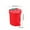 【In 500+ people's carts】RD, variant on Small Trash Can with Lid, Mini Trash Can for Bathroom, Office and Bedroom, Small Bathroom Garbage Can with Swing Top, Compact Waste Basket for Desk, Dorm & Home, Red - Xuniizn