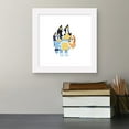 thumbnail image 3 of Gallery Pops Bluey - Dad Hug Wall Art, White Framed Version, 12" x 12", 3 of 5